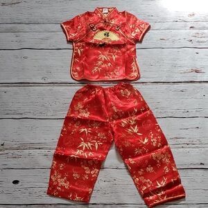 🆕️ GIRLS TRADITIONAL LUNAR NEW YEAR OUTFIT ❤️💛